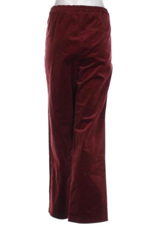 Γυναικείο κοτλέ παντελόνι Denim&Co., Μέγεθος L, Χρώμα Κόκκινο, Τιμή 4,13 €