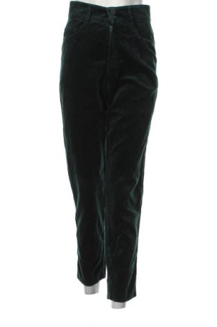 Pantaloni de velvet de femei Dibari, Mărime M, Culoare Verde, Preț 31,07 Lei