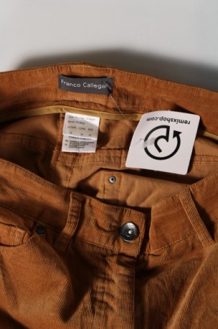Pantaloni de velvet de femei Franco Callegari, Mărime M, Culoare Bej, Preț 20,03 Lei