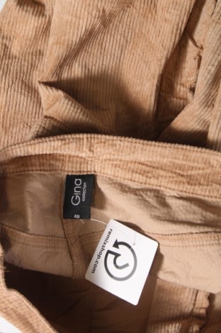 Pantaloni de velvet de femei Gina, Mărime M, Culoare Bej, Preț 20,03 Lei