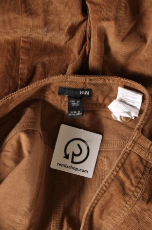 Дамски джинси H&M, Размер L, Цвят Кафяв, Цена 6,67 лв.