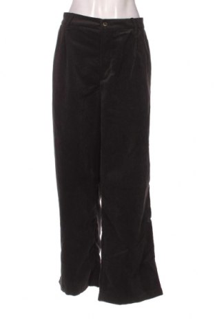 Γυναικείο κοτλέ παντελόνι H&M Divided, Μέγεθος XL, Χρώμα Μαύρο, Τιμή 13,14 €