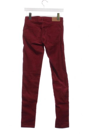 Pantaloni de velvet de femei H&M Divided, Mărime XS, Culoare Roșu, Preț 20,03 Lei