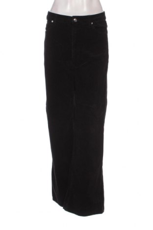 Pantaloni de velvet de femei H&M Divided, Mărime L, Culoare Negru, Preț 28,62 Lei