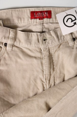Дамски джинси H&M L.O.G.G., Размер S, Цвят Екрю, Цена 29,00 лв.