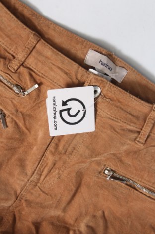 Pantaloni de velvet de femei Heine, Mărime L, Culoare Maro, Preț 29,57 Lei