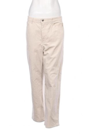 Γυναικείο κοτλέ παντελόνι Lindex, Μέγεθος L, Χρώμα  Μπέζ, Τιμή 17,94 €