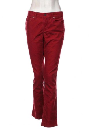 Pantaloni de velvet de femei Loft, Mărime M, Culoare Roșu, Preț 25,51 Lei