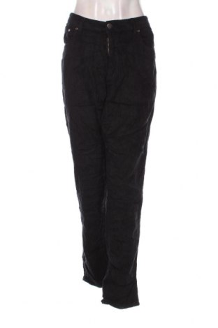 Γυναικείο κοτλέ παντελόνι Pretty Little Thing, Μέγεθος XL, Χρώμα Μαύρο, Τιμή 4,13 €