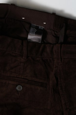 Pantaloni de velvet de femei Uniqlo, Mărime S, Culoare Maro, Preț 18,12 Lei