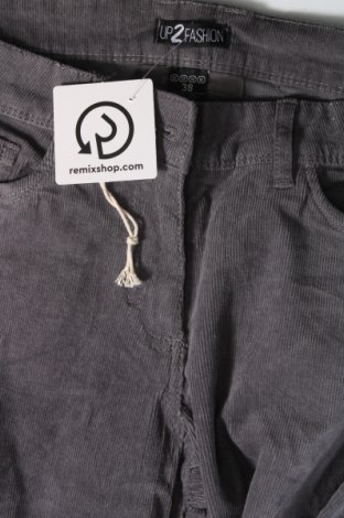Pantaloni de velvet de femei Up 2 Fashion, Mărime M, Culoare Gri, Preț 15,26 Lei