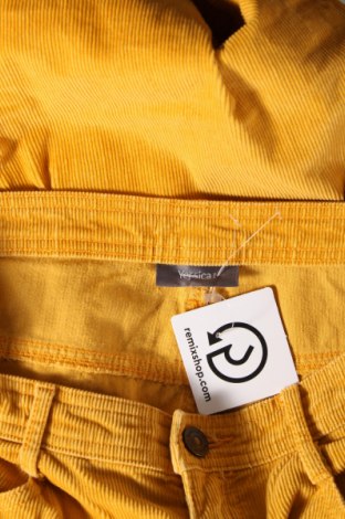 Pantaloni de velvet de femei Yessica, Mărime M, Culoare Galben, Preț 20,99 Lei