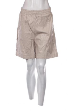 Γυναικείο κοντό δερμάτινο παντελόνι Answear, Μέγεθος M, Χρώμα  Μπέζ, Τιμή 8,95 €
