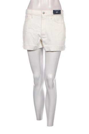 Дамски къс панталон Hollister, Размер M, Цвят Бял, Цена 25,20 лв.