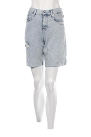 Pantaloni scurți de femei Karl Lagerfeld, Mărime S, Culoare Albastru, Preț 450,00 Lei