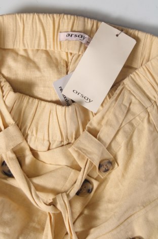 Дамски къс панталон Orsay, Размер XXS, Цвят Бежов, Цена 13,95 лв.