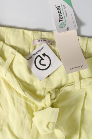 Pantaloni scurți de femei Orsay, Mărime XS, Culoare Galben, Preț 39,77 Lei