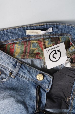 Γυναικείο κοντό παντελόνι Springfield, Μέγεθος S, Χρώμα Μπλέ, Τιμή 3,09 €