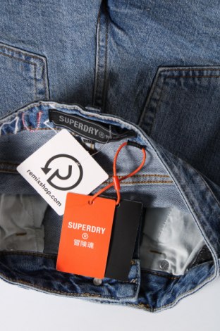 Γυναικείο κοντό παντελόνι Superdry, Μέγεθος S, Χρώμα Μπλέ, Τιμή 8,06 €