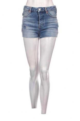 Γυναικείο κοντό παντελόνι Superdry, Μέγεθος S, Χρώμα Μπλέ, Τιμή 10,52 €