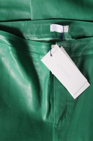 Γυναικείο παντελόνι δερμάτινο 2ND Day, Μέγεθος S, Χρώμα Πράσινο, Τιμή 135,83 €