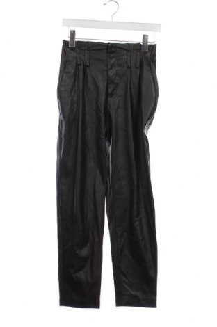 Γυναικείο παντελόνι δερμάτινο Amisu, Μέγεθος XS, Χρώμα Μαύρο, Τιμή 4,13 €