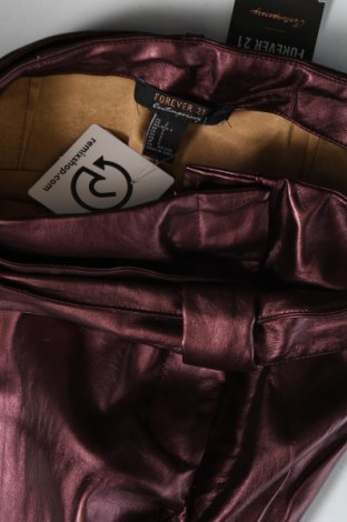 Dámské kožené kalhoty  Forever 21, Velikost XS, Barva Fialová, Cena  137,00 Kč