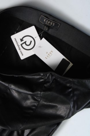 Γυναικείο παντελόνι δερμάτινο Lipsy London, Μέγεθος M, Χρώμα Μαύρο, Τιμή 7,82 €