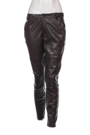 Γυναικείο παντελόνι δερμάτινο Monari, Μέγεθος M, Χρώμα Καφέ, Τιμή 6,67 €