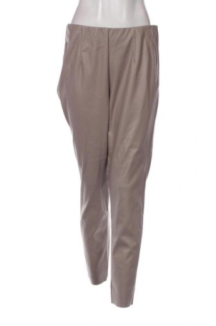 Γυναικείο παντελόνι δερμάτινο Page One, Μέγεθος XL, Χρώμα Γκρί, Τιμή 9,87 €