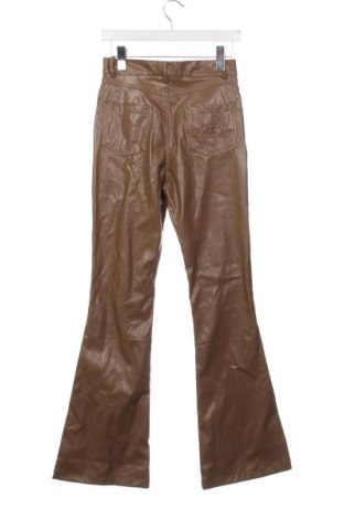 Pantaloni de piele pentru damă Sixth June, Mărime S, Culoare Maro, Preț 68,68 Lei