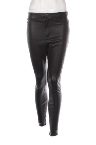 Pantaloni de piele pentru damă Zara Trafaluc, Mărime M, Culoare Negru, Preț 23,98 Lei