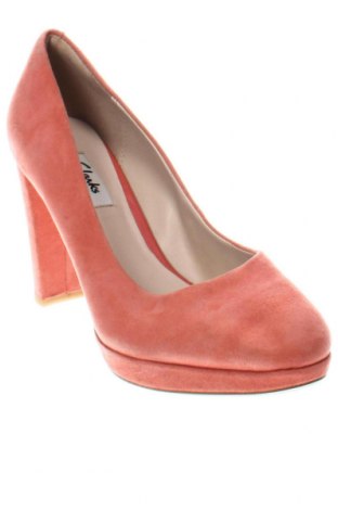 Дамски обувки Clarks, Размер 38, Цвят Оранжев, Цена 25,60 лв.