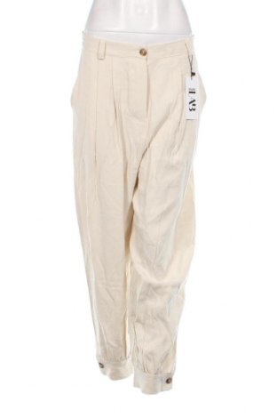Дамски панталон Answear, Размер M, Цвят Екрю, Цена 35,88 лв.