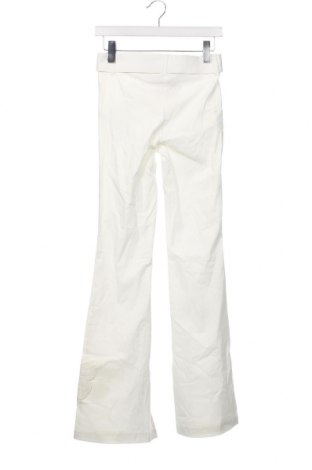 Pantaloni de femei Bershka, Mărime S, Culoare Alb, Preț 34,80 Lei