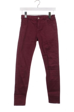Дамски панталон Bershka, Размер XS, Цвят Червен, Цена 5,22 лв.