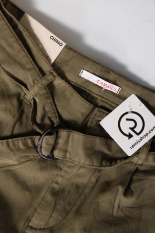 Дамски панталон Camaieu, Размер S, Цвят Зелен, Цена 46,00 лв.