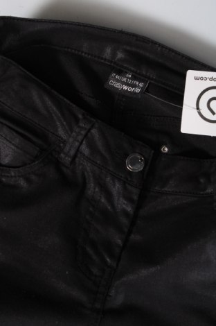 Дамски панталон Crazy World, Размер S, Цвят Черен, Цена 4,93 лв.