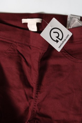 Дамски панталон H&M, Размер M, Цвят Червен, Цена 7,25 лв.