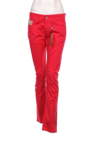 Pantaloni de femei La Martina, Mărime L, Culoare Roșu, Preț 628,29 Lei