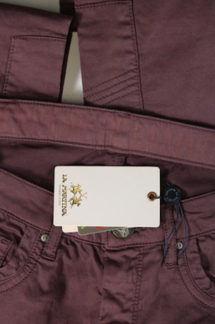 Дамски панталон La Martina, Размер M, Цвят Червен, Цена 28,65 лв.