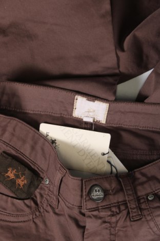 Дамски панталон La Martina, Размер S, Цвят Кафяв, Цена 28,65 лв.