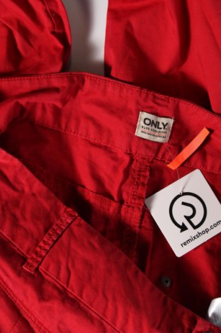 Дамски панталон ONLY, Размер XL, Цвят Червен, Цена 10,00 лв.