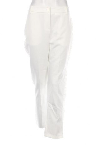 Pantaloni de femei Rinascimento, Mărime XL, Culoare Alb, Preț 480,26 Lei