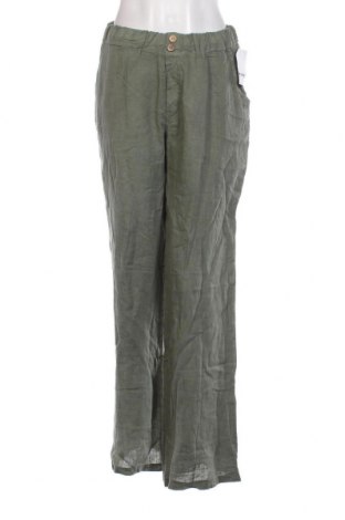 Дамски панталон Rodier, Размер XL, Цвят Зелен, Цена 95,50 лв.