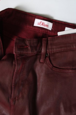 Dámské kalhoty  S.Oliver, Velikost M, Barva Červená, Cena  120,00 Kč