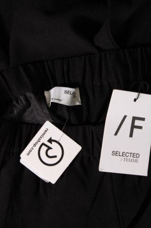 Γυναικείο παντελόνι Selected Femme, Μέγεθος S, Χρώμα Μαύρο, Τιμή 56,19 €