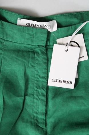 Дамски панталон Silvian Heach, Размер M, Цвят Зелен, Цена 146,00 лв.