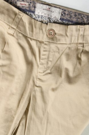 Дамски панталон Springfield, Размер XS, Цвят Бежов, Цена 6,24 лв.