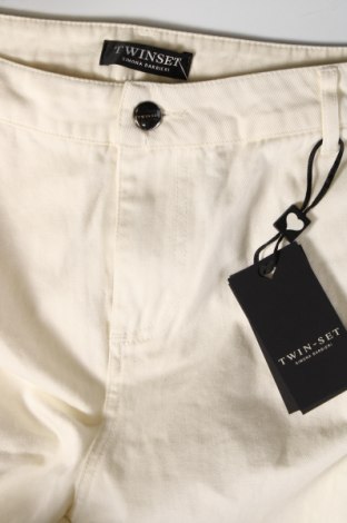 Дамски панталон TWINSET, Размер M, Цвят Екрю, Цена 268,00 лв.
